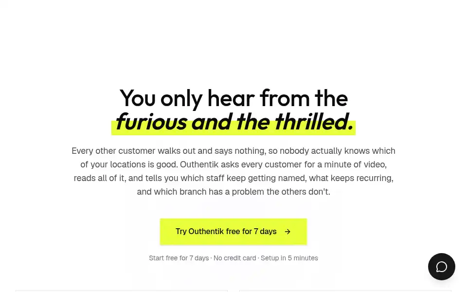 Screenshot of outhentik.app