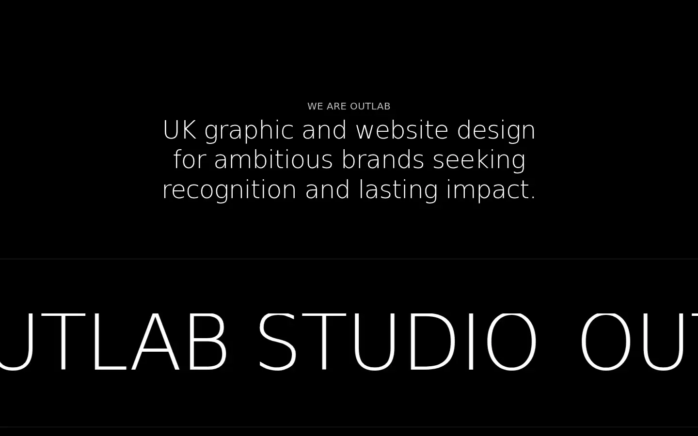 Screenshot of outlab.digital