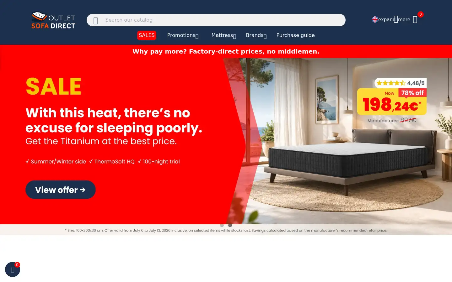 Screenshot of outletsofadirect.fr