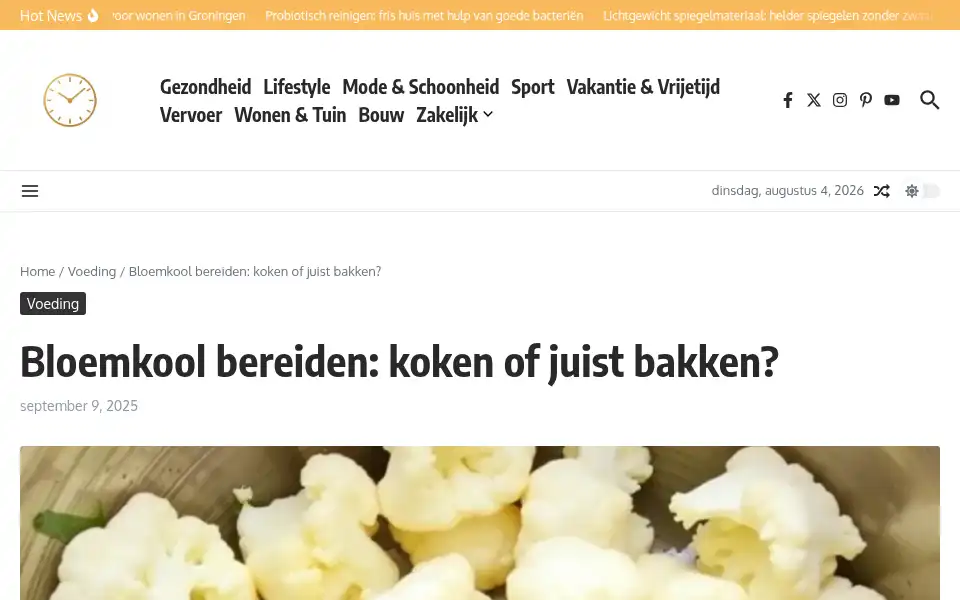 Screenshot of outletuur.nl