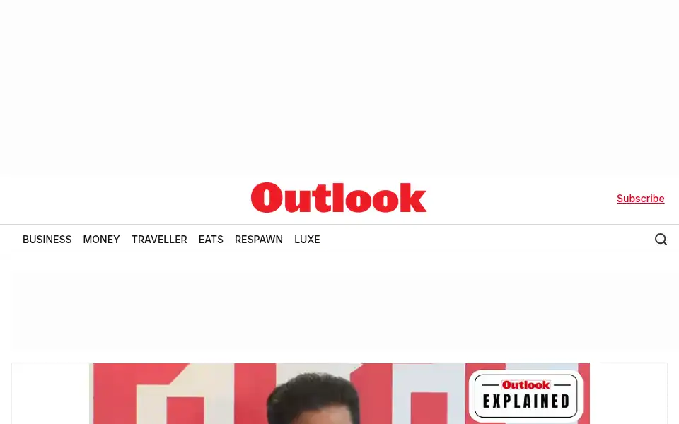 Screenshot of outlookindia.com