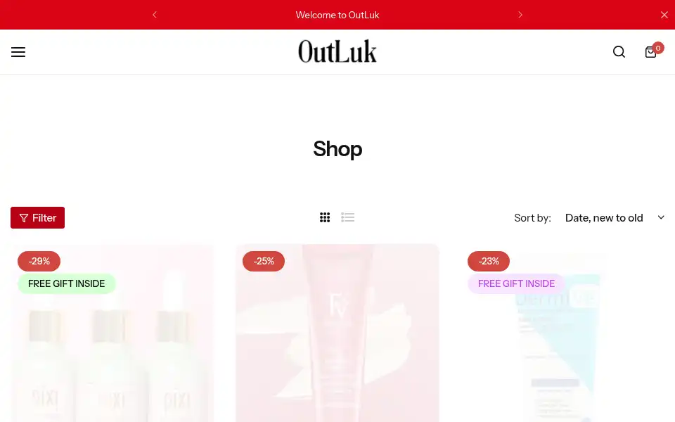 Screenshot of outluk.store