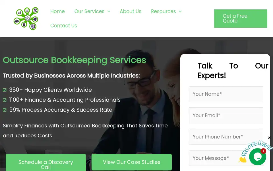 Screenshot of outsourcingbusinesssolutions.com