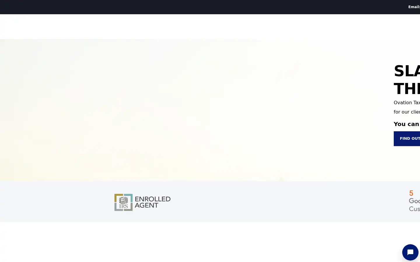 Screenshot of ovationtaxgroup.com