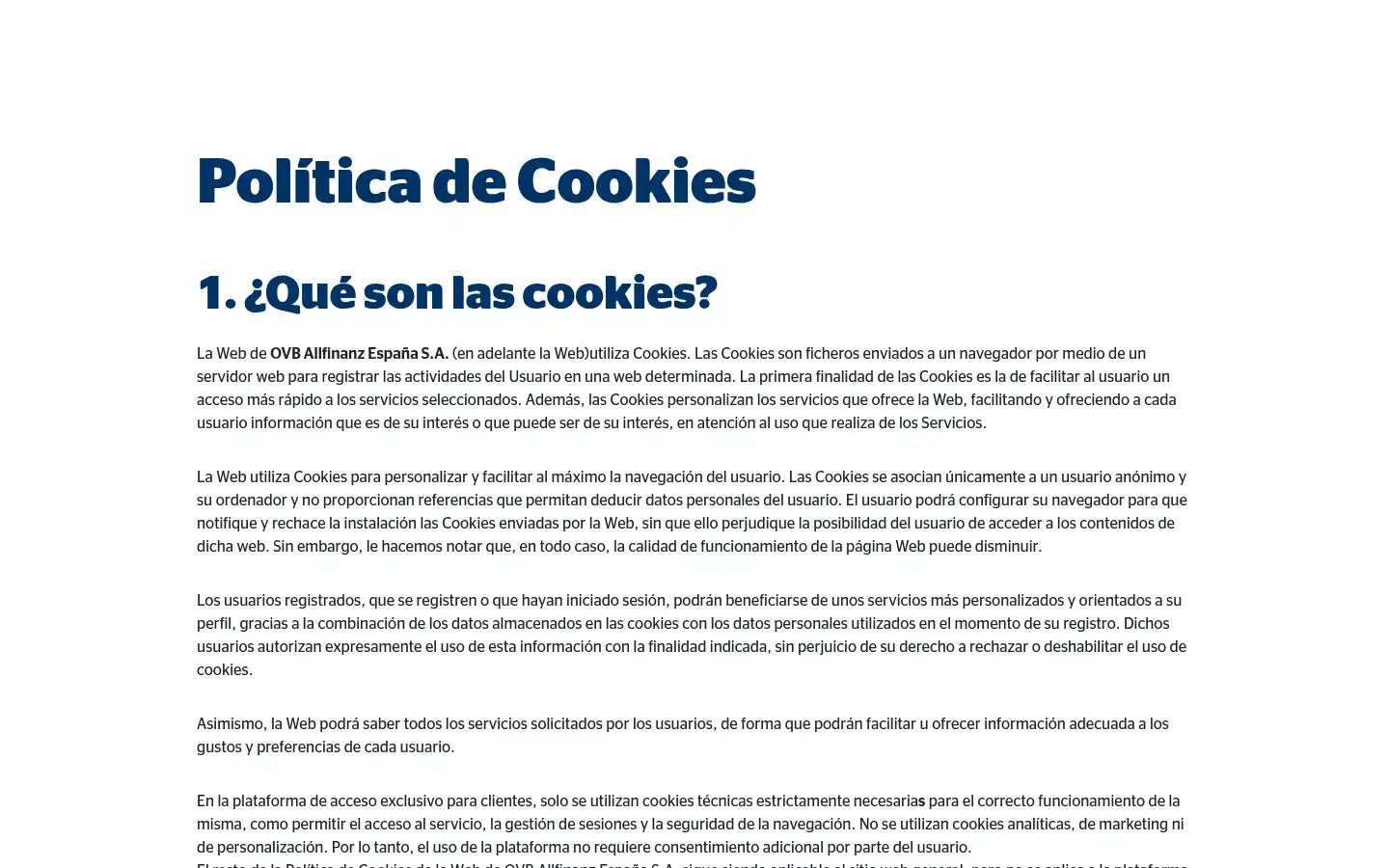 Screenshot of ovb.es