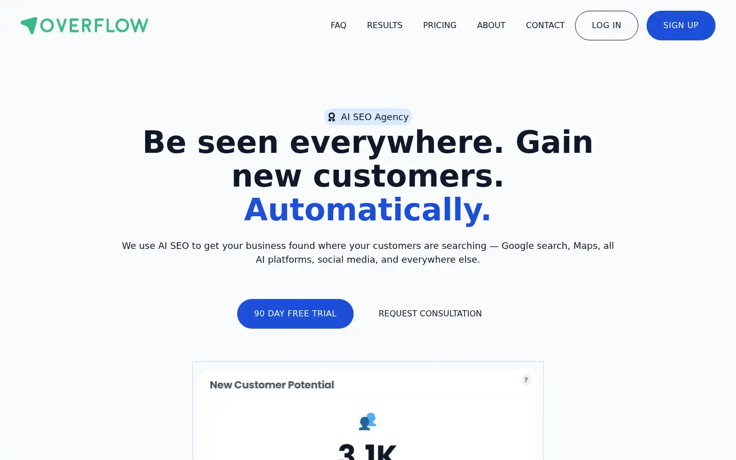 Screenshot of overflowcafe.com
