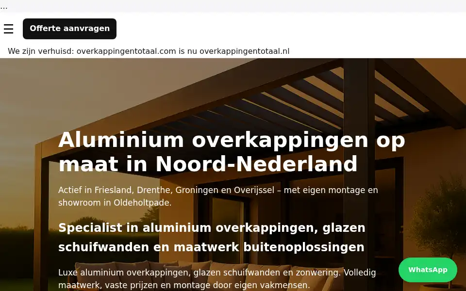 Screenshot of overkappingentotaal.nl