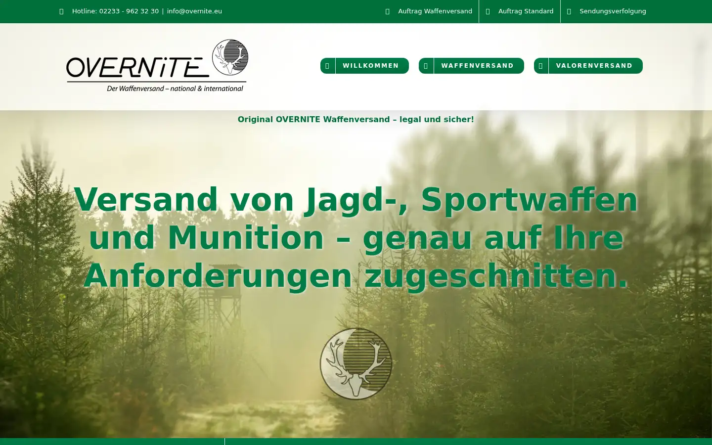 Screenshot of overnite.eu