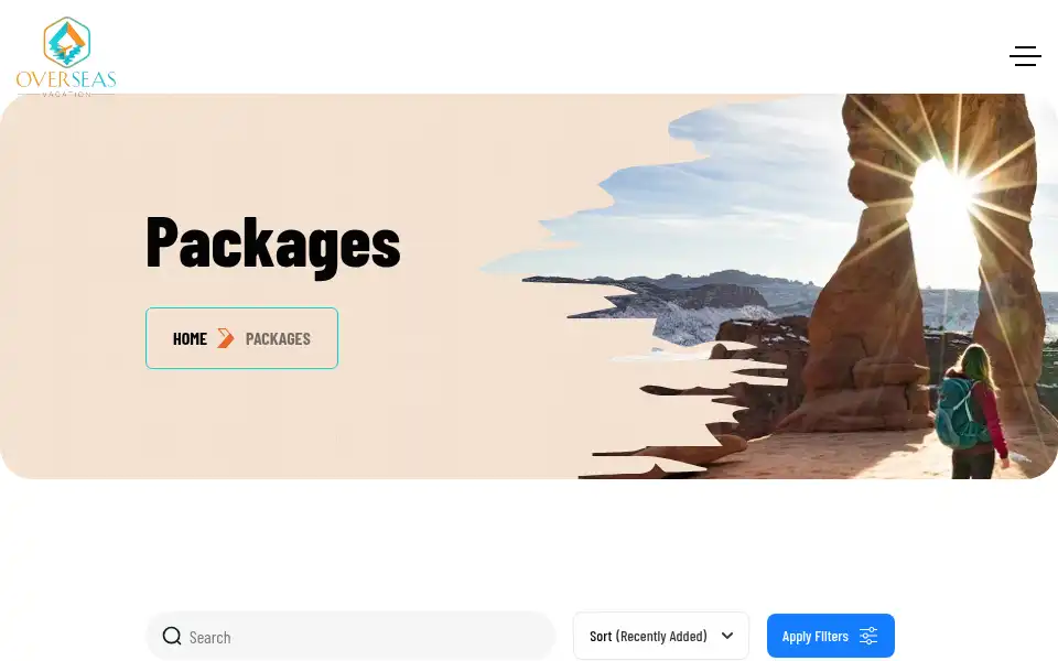 Screenshot of overseasvacation.co.in