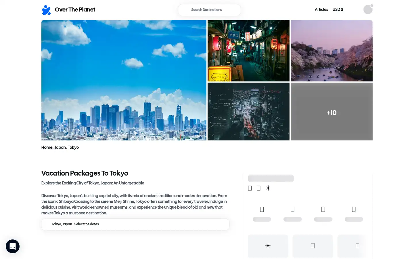 Screenshot of overtheplanet.com