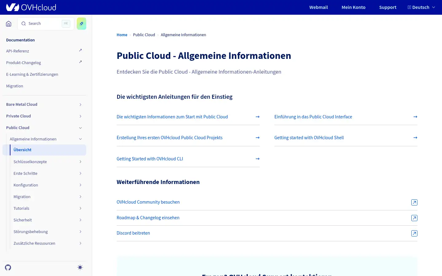 Screenshot of ovh.de