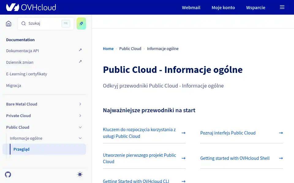 Screenshot of ovh.pl