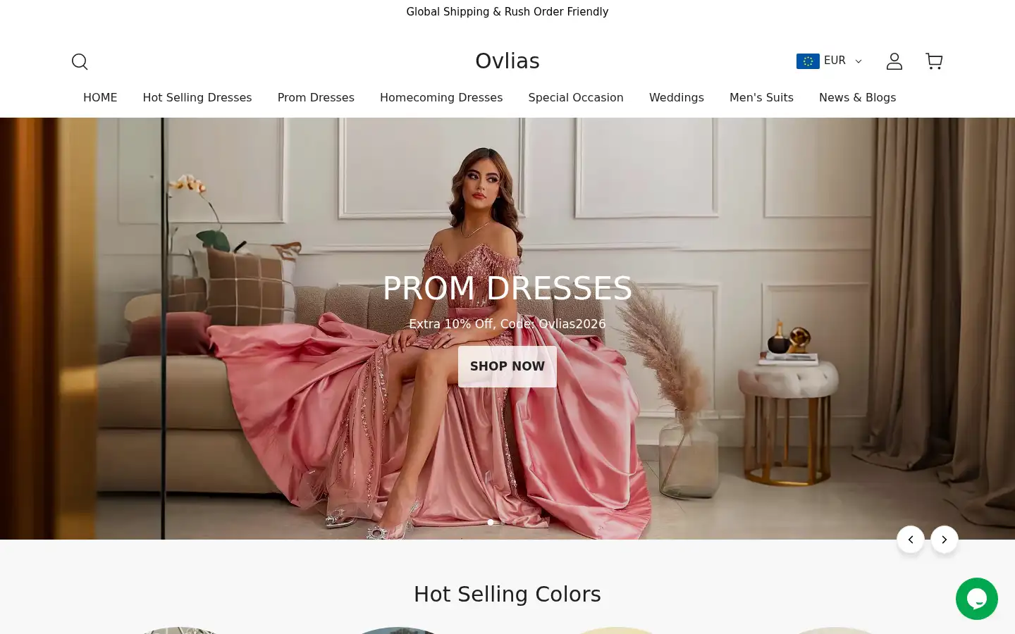 Screenshot of ovlias.com