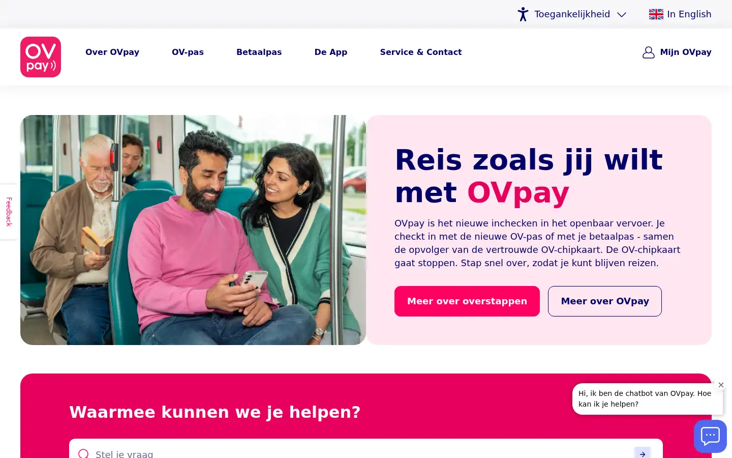 Screenshot of ovpay.nl