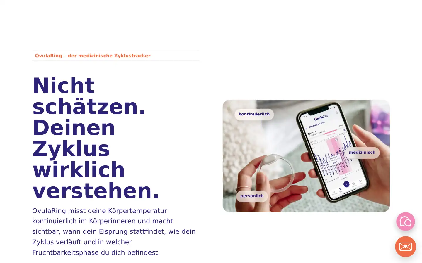 Screenshot of ovularing.com