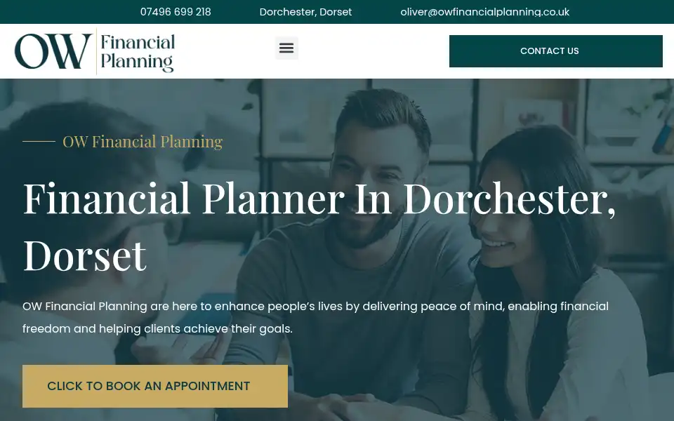 Screenshot of owfinancialplanning.co.uk