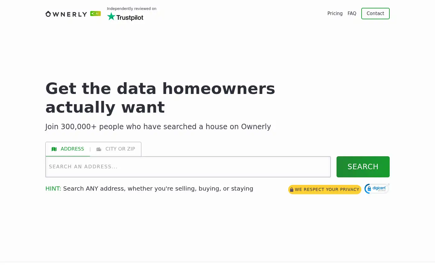 Screenshot of ownerly.com