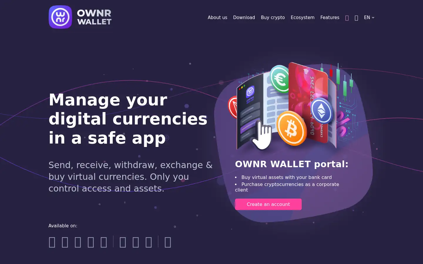 Screenshot of ownrwallet.com
