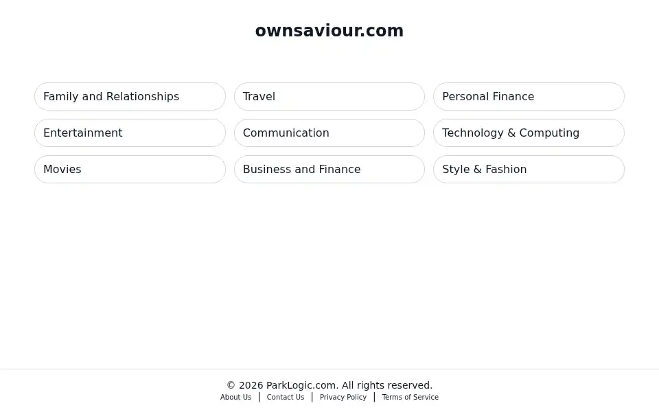Screenshot of ownsaviour.com