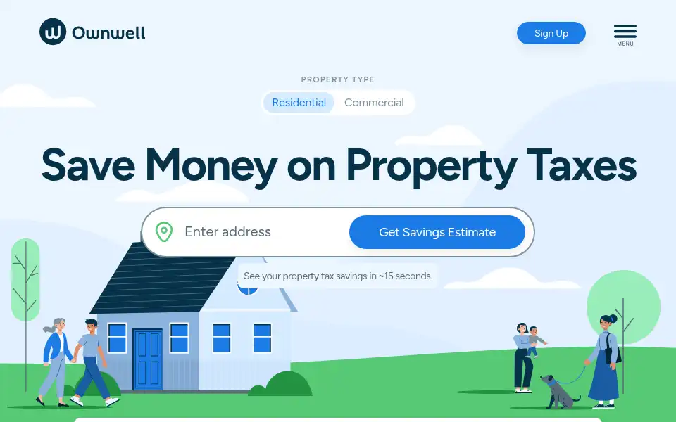 Screenshot of ownwell.com