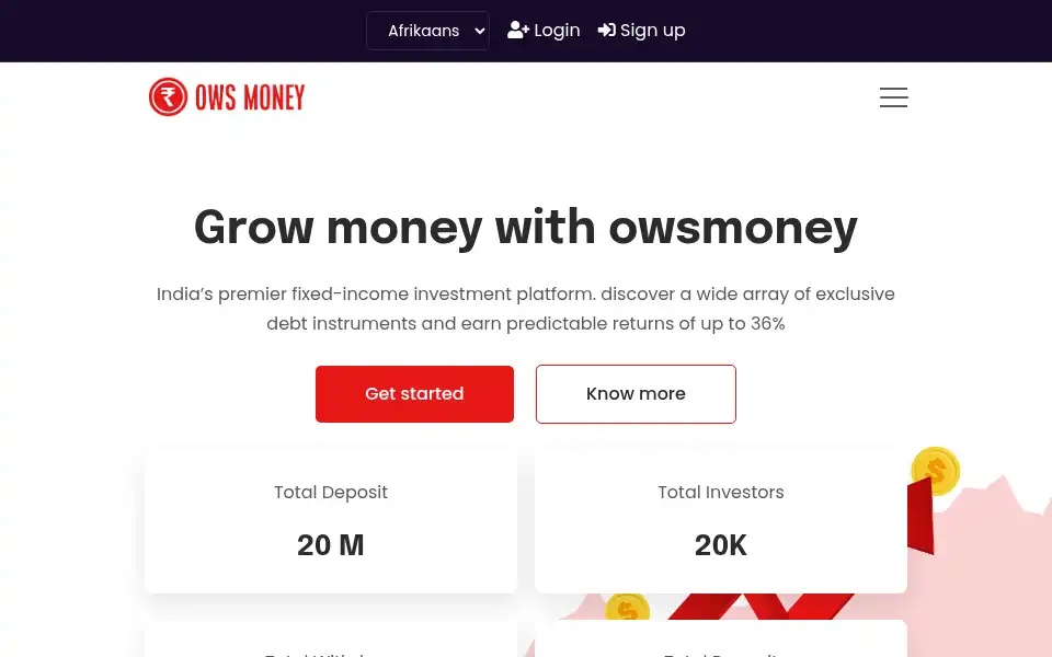 Screenshot of owsmoney.com