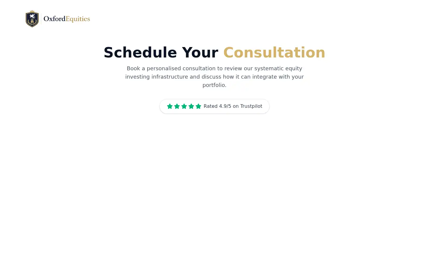 Screenshot of oxfordequities.co.uk