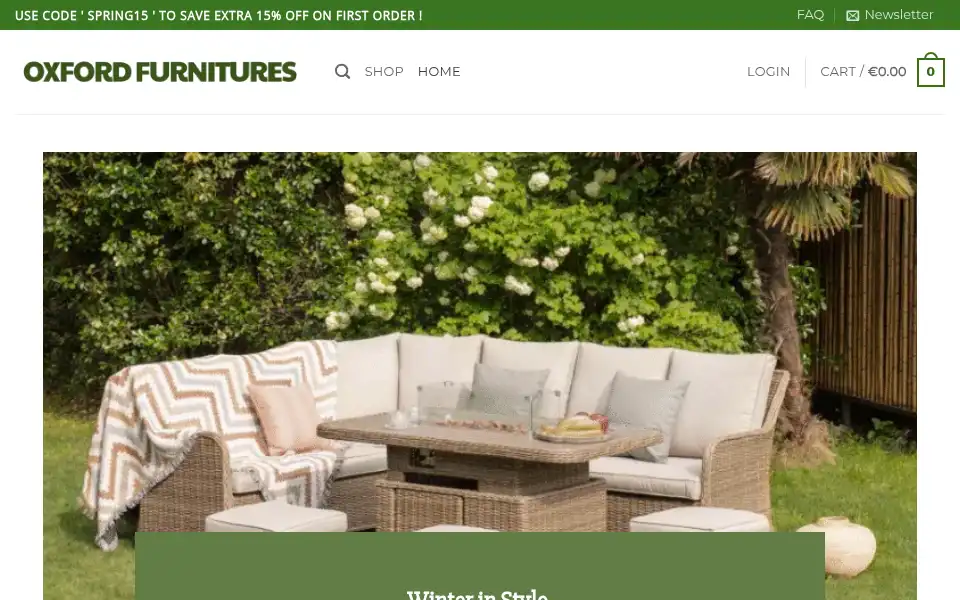 Screenshot of oxfordfurnitures.com