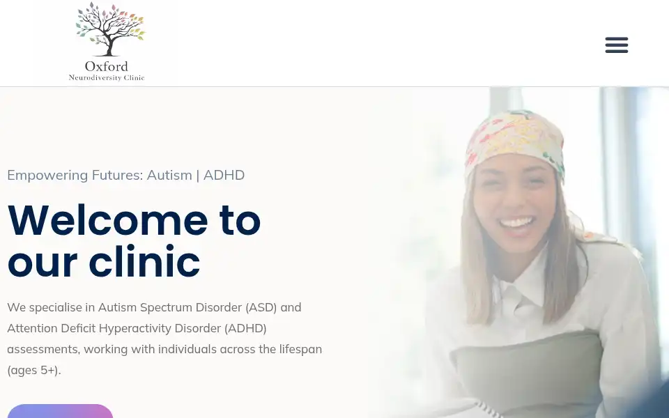 Screenshot of oxfordneurodiversity.com