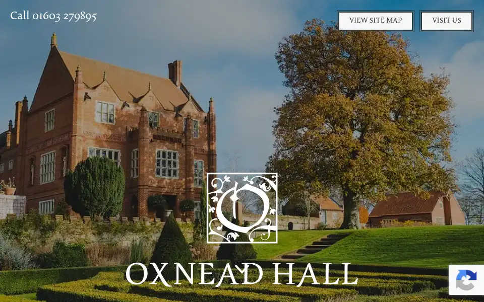 Screenshot of oxneadhall.co.uk