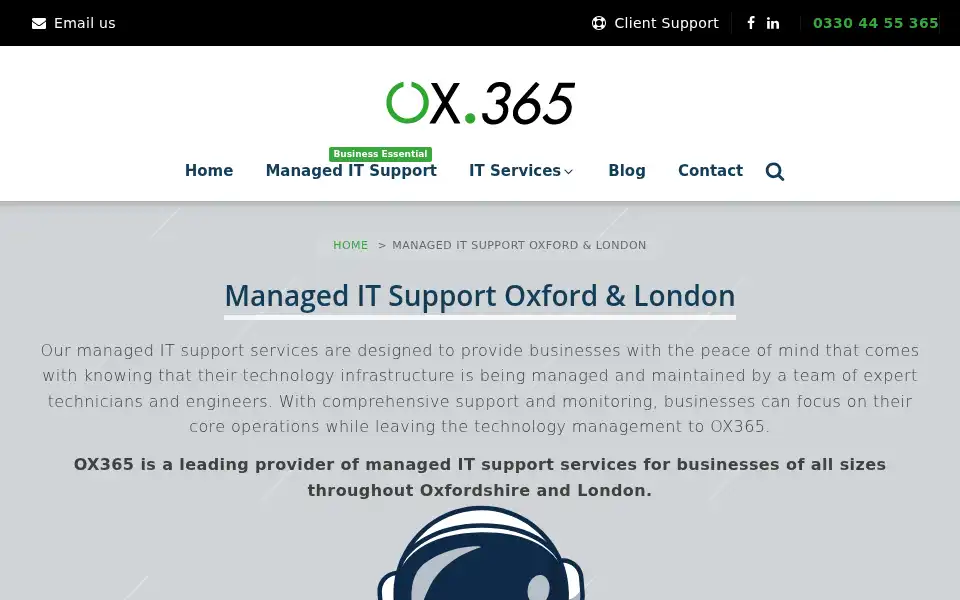 Screenshot of oxpc.co.uk