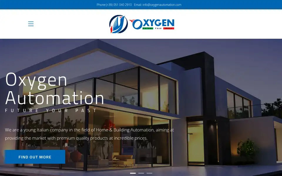 Screenshot of oxygenautomation.com