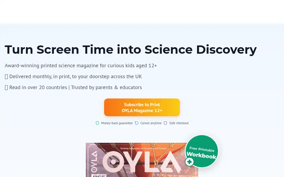 Screenshot of oyla.uk