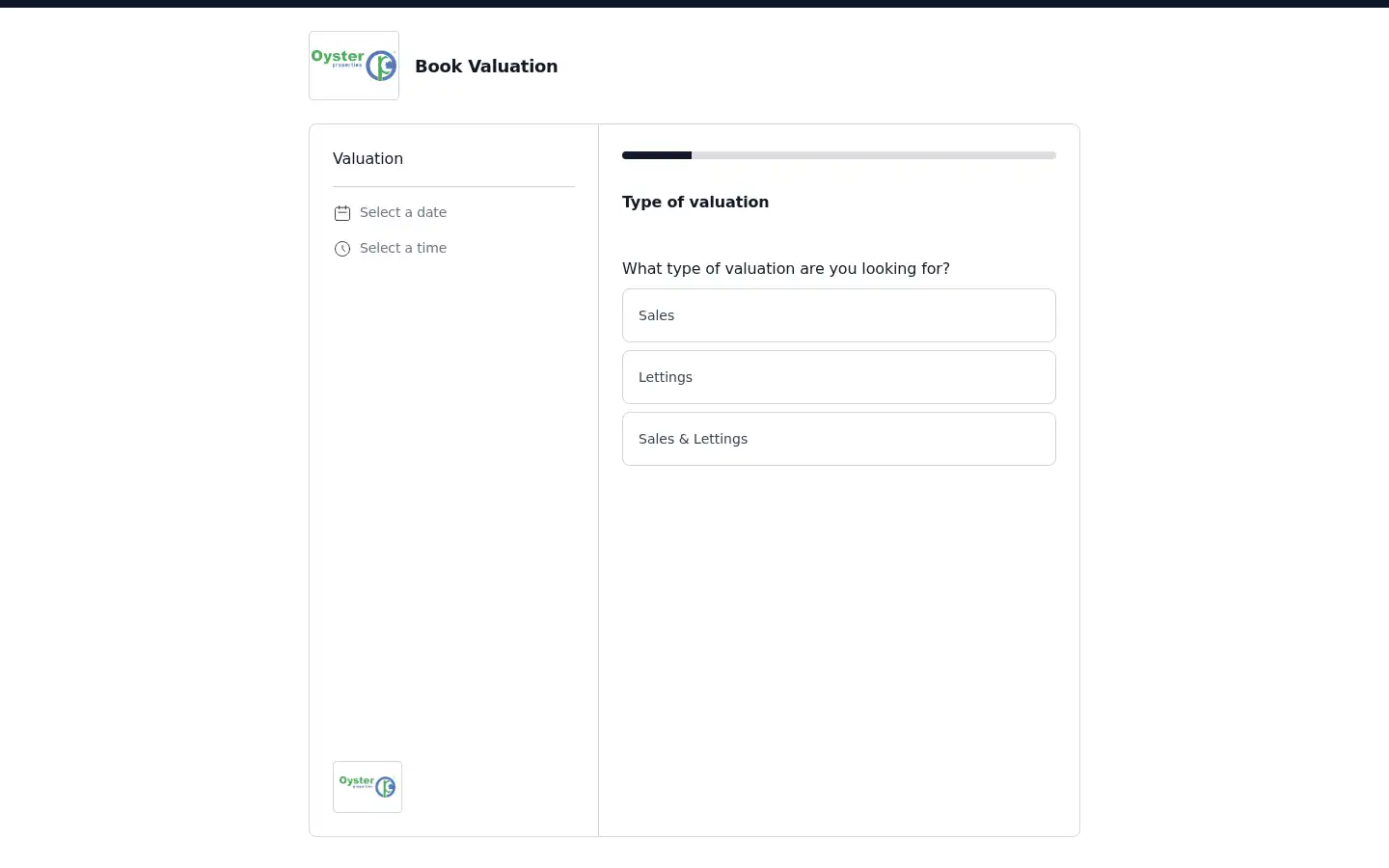 Screenshot of oyster-properties.co.uk