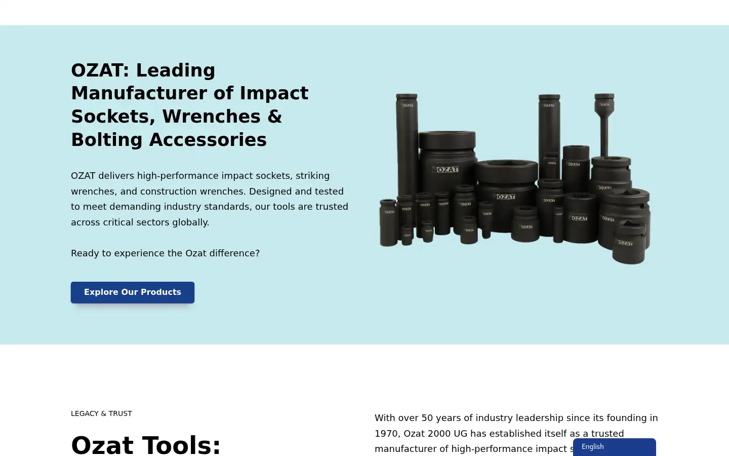 Screenshot of ozat-tools.eu