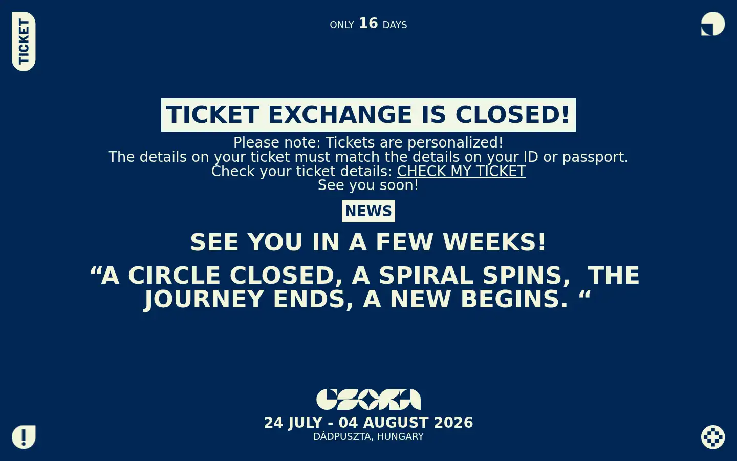 Screenshot of ozorafestival.eu
