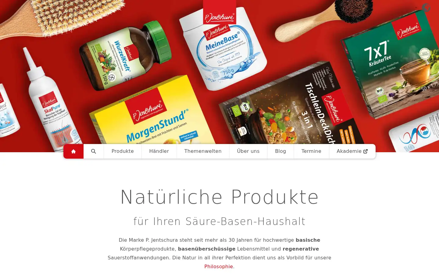 Screenshot of p-jentschura.com