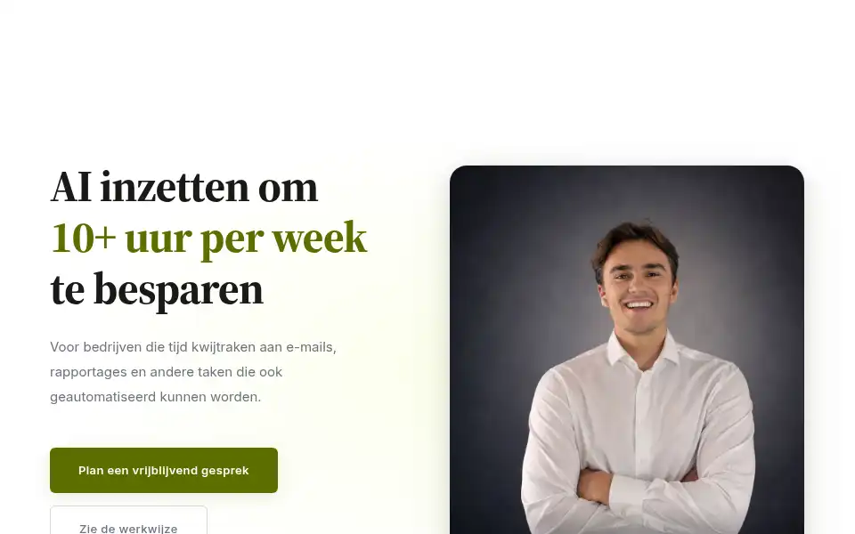 Screenshot of paauwai.nl