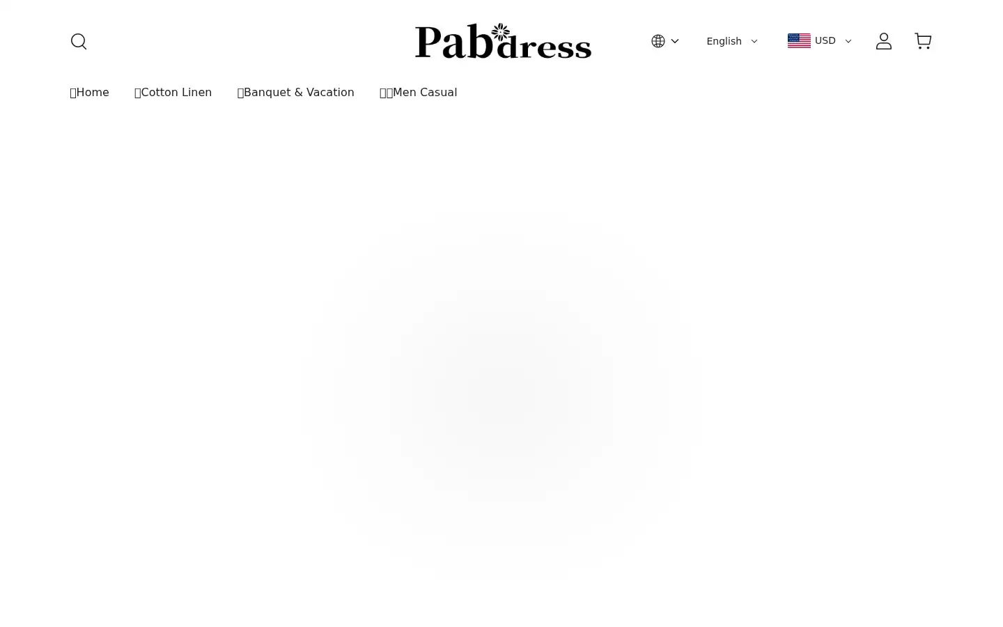 Screenshot of pabdress.com