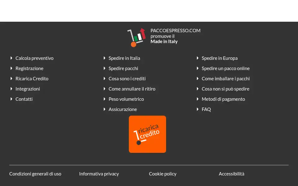 Screenshot of paccoespresso.com