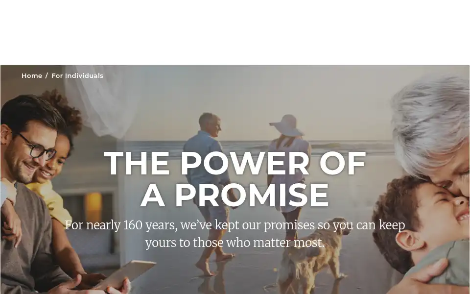 Screenshot of pacificlife.com