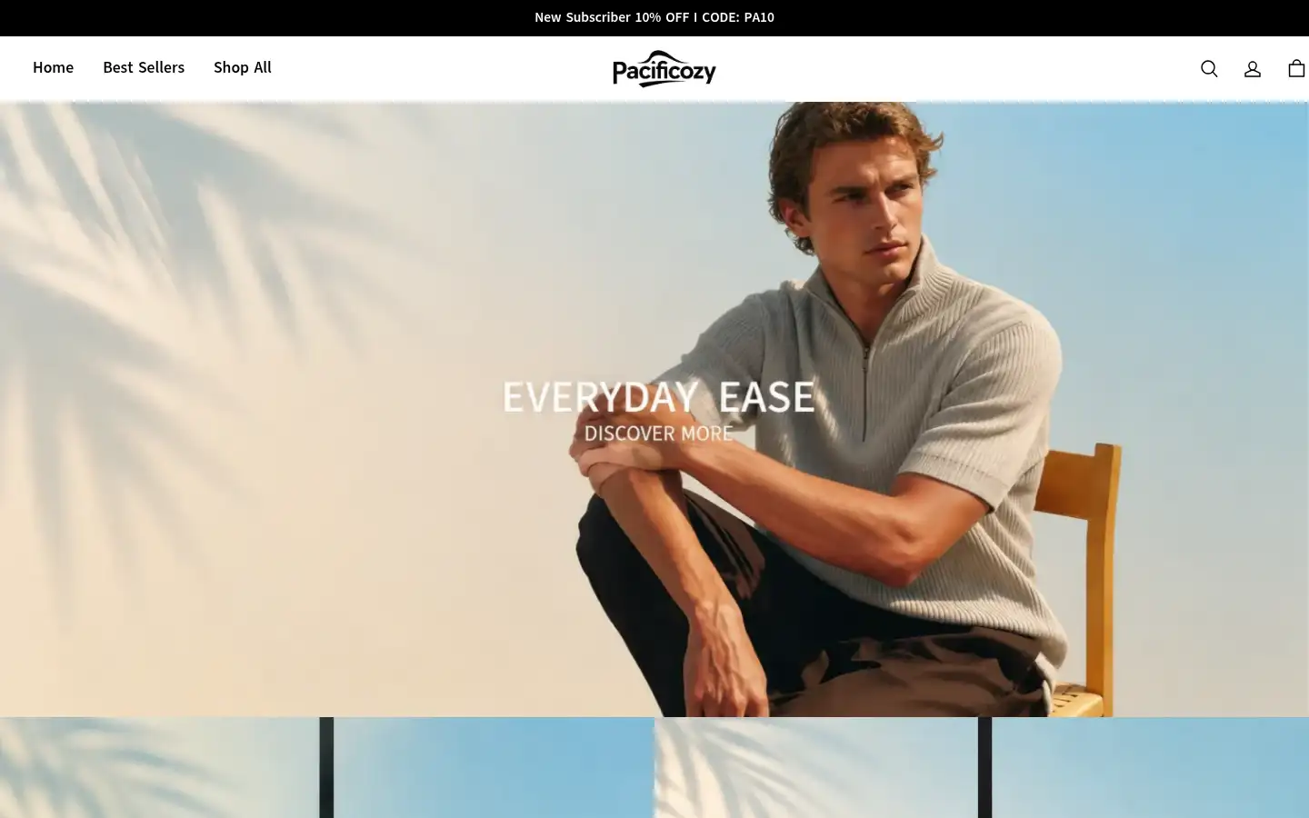 Screenshot of pacificozy.com