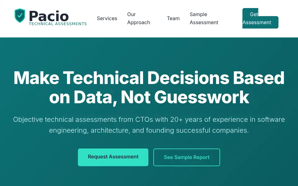 Screenshot of pacio.site