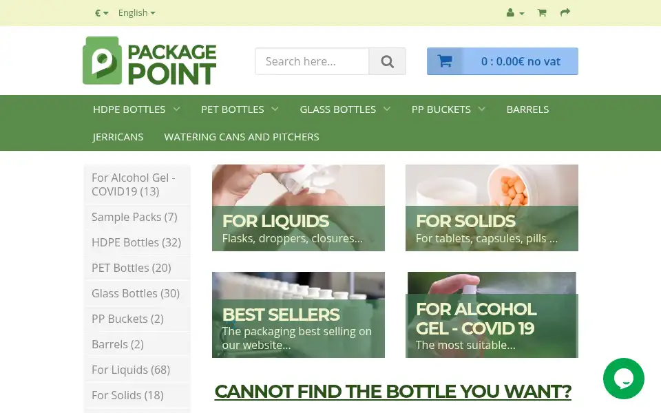 Screenshot of package-point.com