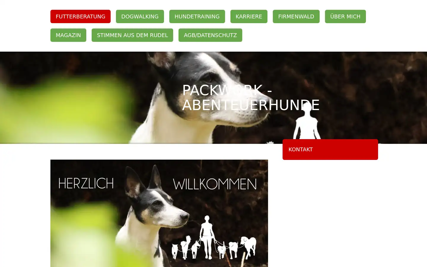 Screenshot of packwork.jimdofree.com