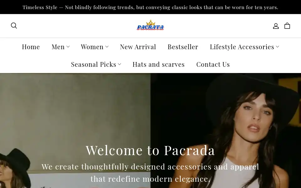 Screenshot of pacrata.com