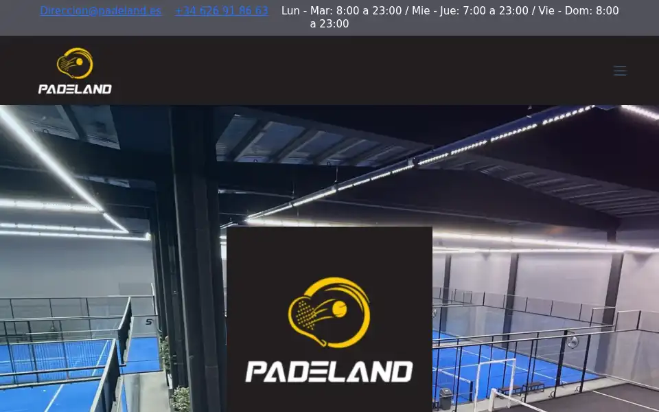 Screenshot of padeland.es