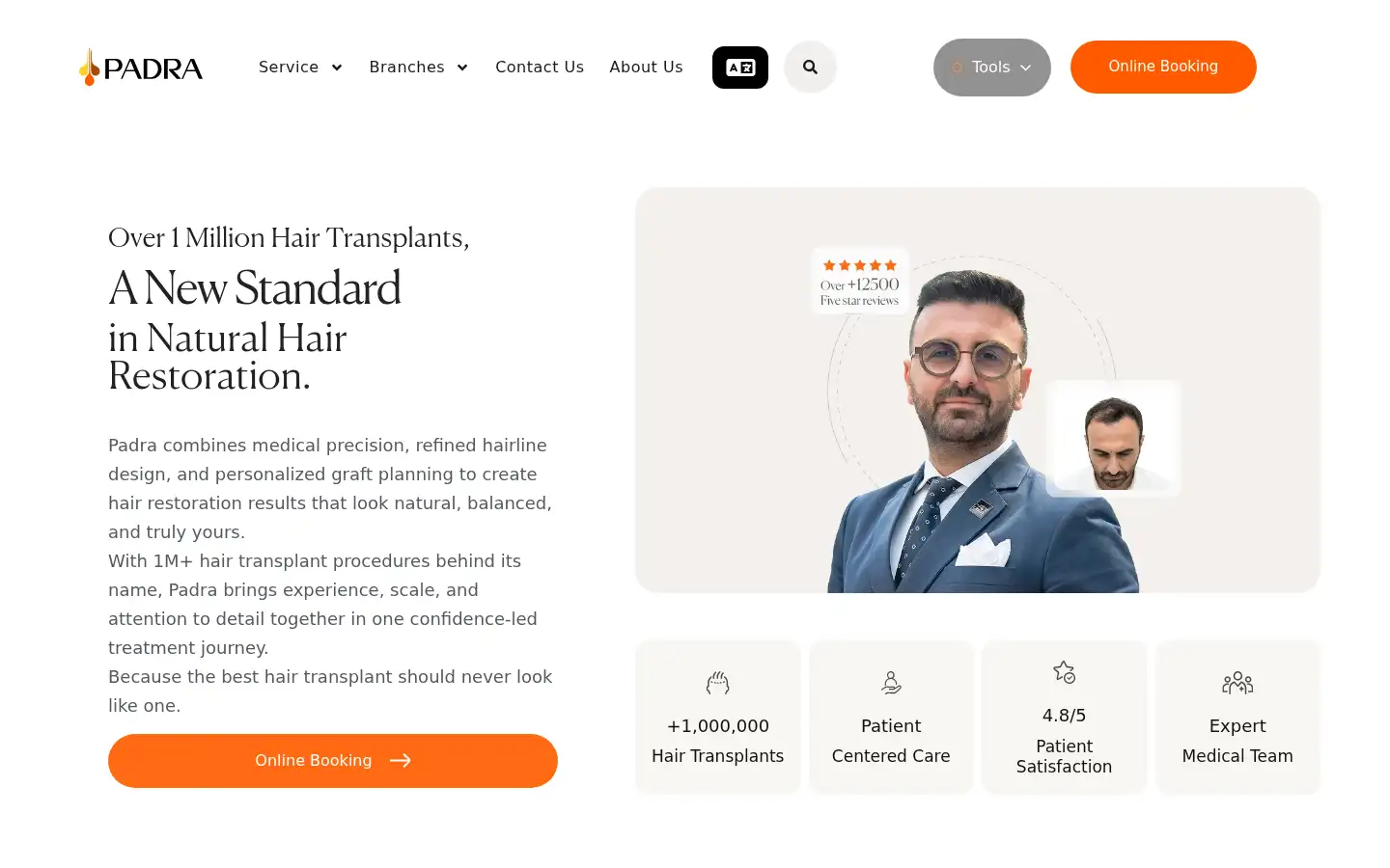 Screenshot of padra.com