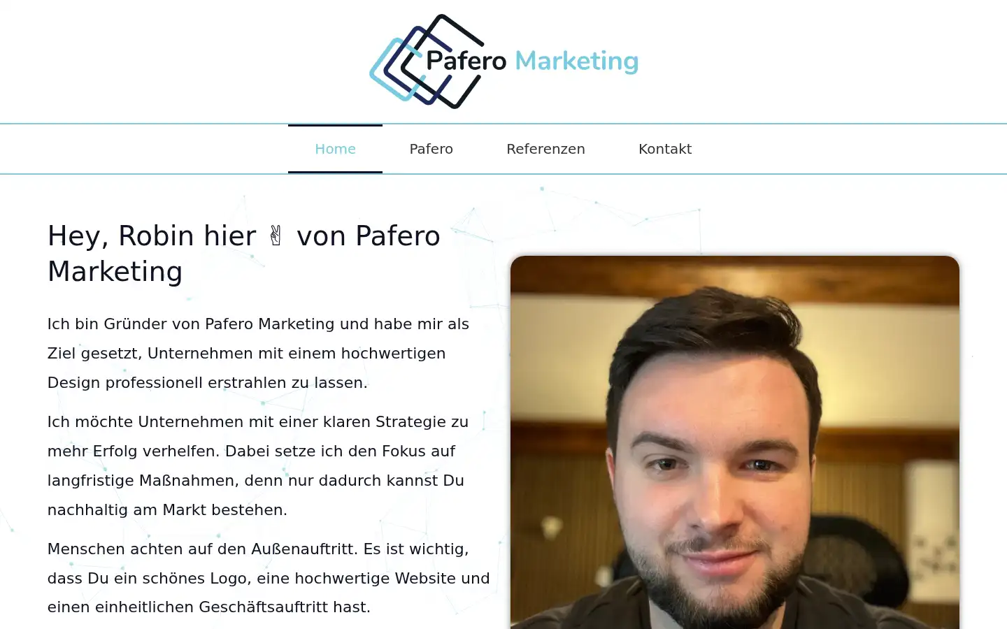 Screenshot of pafero-marketing.de