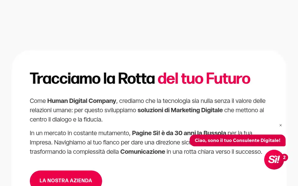 Screenshot of paginesispa.it