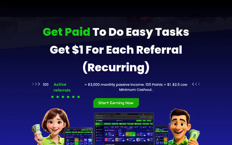 Screenshot of paidpoints.com